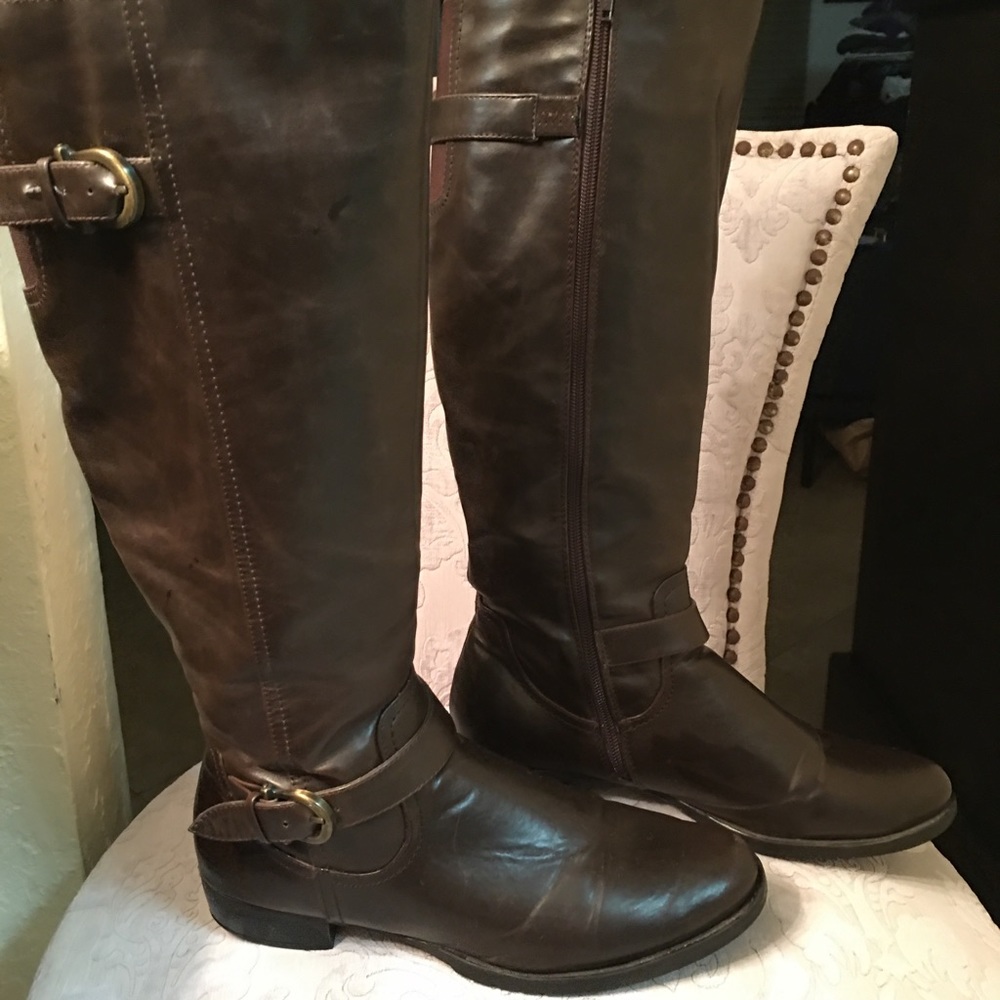 Bass Tall Brown Boot Sz 10